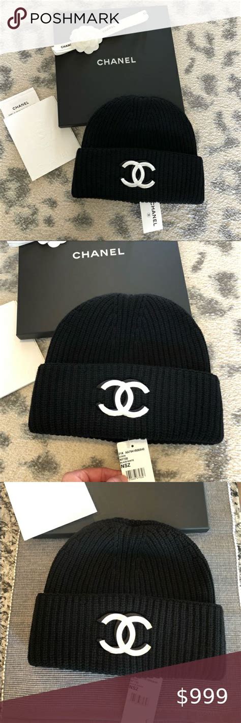 chanel logo beanie 2019|Chanel headwear.